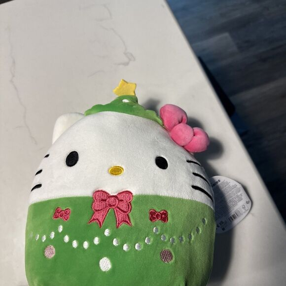 Squishmallow Other - Squishmallows 8” Hello Kitty Christmas Tree NWT Plush Squishmallow /Sanrio